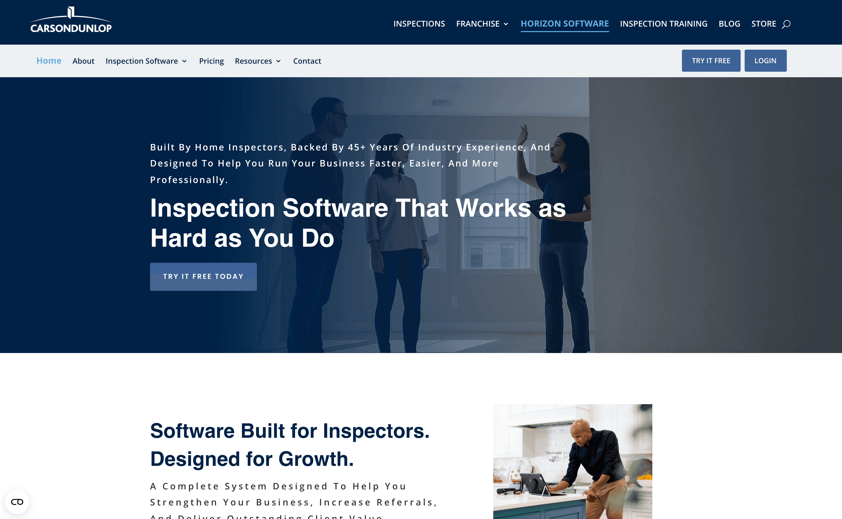 Horizon project screenshot