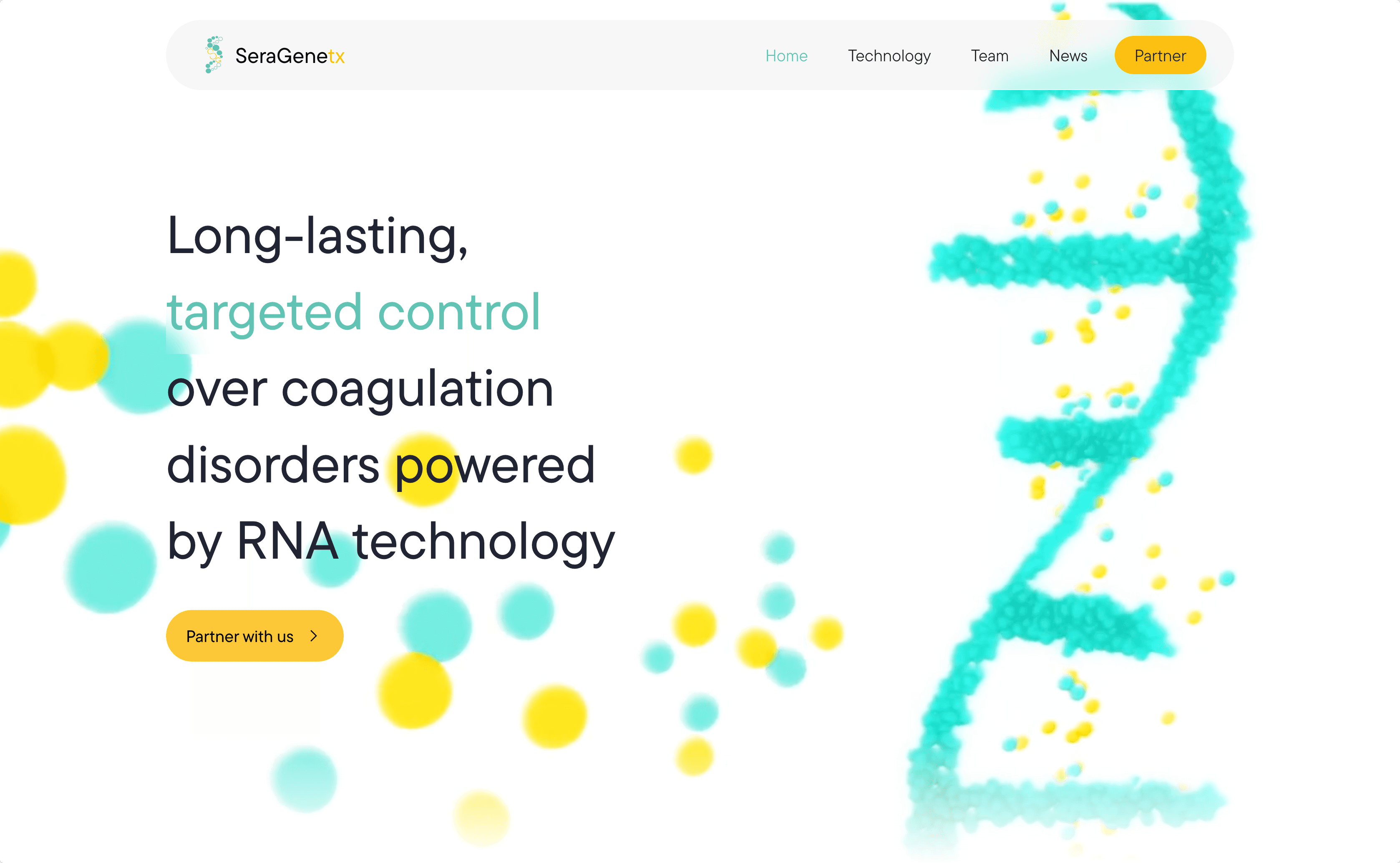 Seragene Therapeutics project screenshot